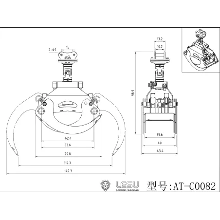 Lesu PC30 gripper 82