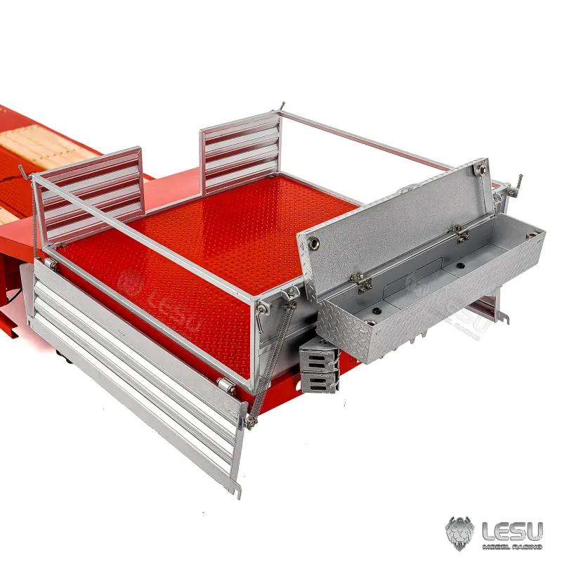 Lesu 4-axle low loader semi-trailer 1:14