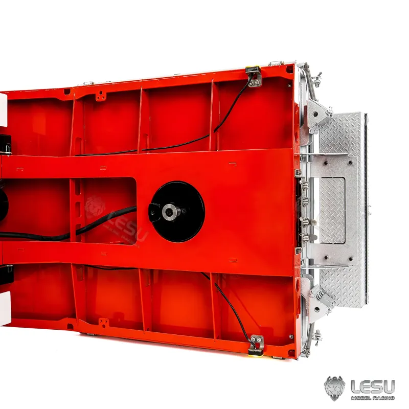 Lesu 4-axle low loader semi-trailer 1:14