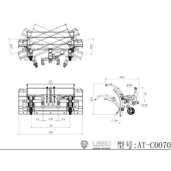 Lesu Schneepflug für Traktor 1050 1:14