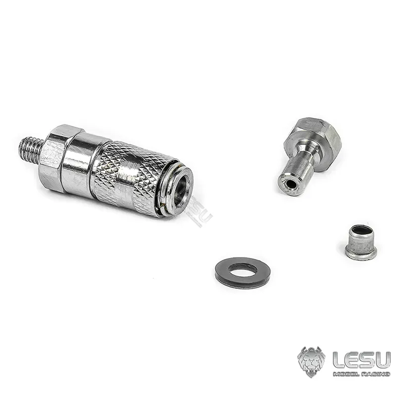 Lesu Hydraulik Schnellkupplung, Nippel 2 mm Schlauch, Muffe M3 Gewinde