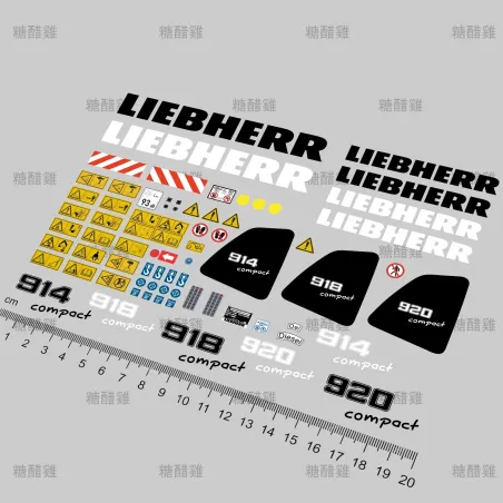 Decal Set CUT 914/ 918/ 920