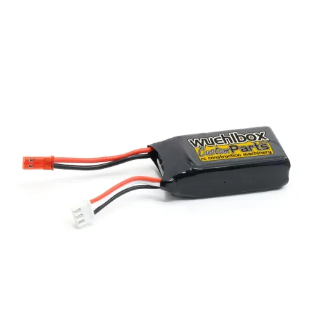 2S 7.4V 1100mAh 50C LiPo with JST Connector