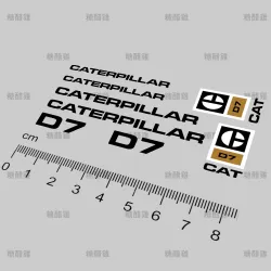 Decal CAT D7