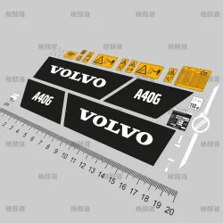 Decal Set Volvo A40G