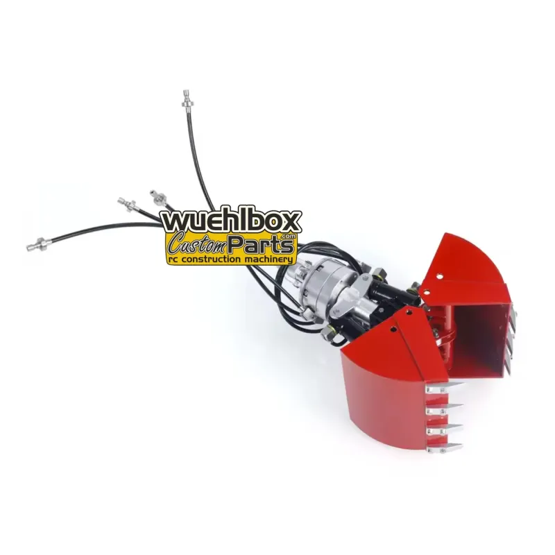 Clamshell bucket made of metal hydraulic