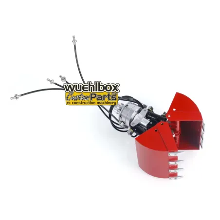 Clamshell bucket made of metal hydraulic