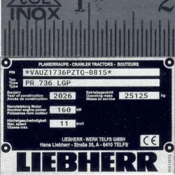 Nameplate made of aluminum Scale