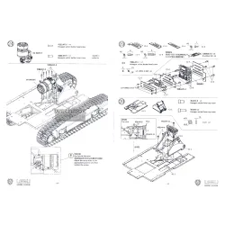 LESU R956 Swing Motor Upgrade with Self-Locking Worm Gear