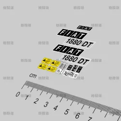 Decal Set Fiat 1880 DT