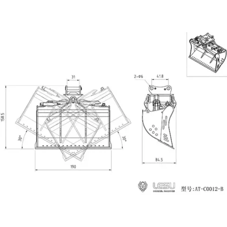 APK 1:12 tilt bucket