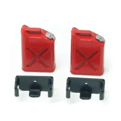 Canister red with holder