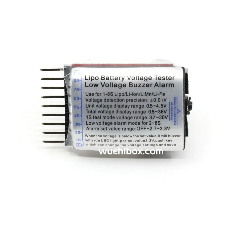 LIPO Alarm 1-8S