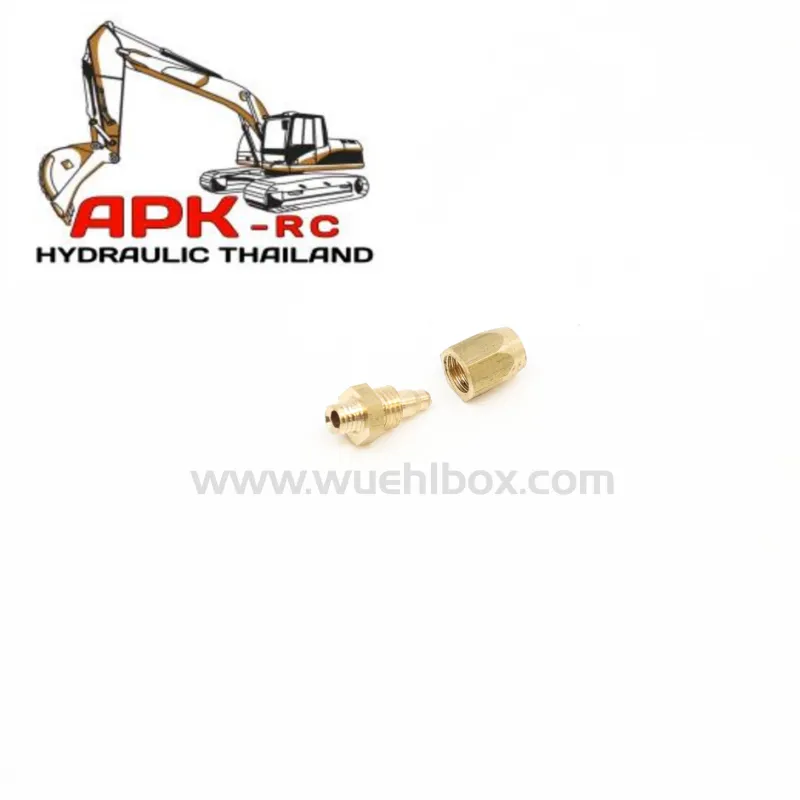 Screw-in nipple straight M3 for 3,0 mm or 3.2mm hose