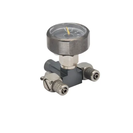 Hydraulik Druckbegrenzungsventil mit Überlauf und Manometer