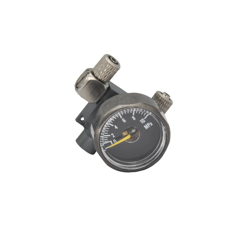 Hydraulik Druckbegrenzungsventil mit Überlauf und Manometer