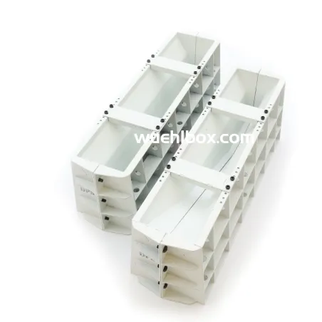 Casting mold on stainless steel for crash barriers