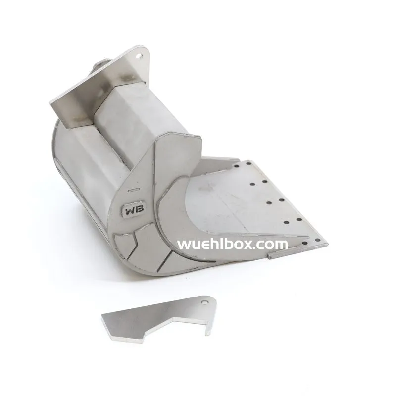 Block Bucket metal 5 tooth, with universal mount
