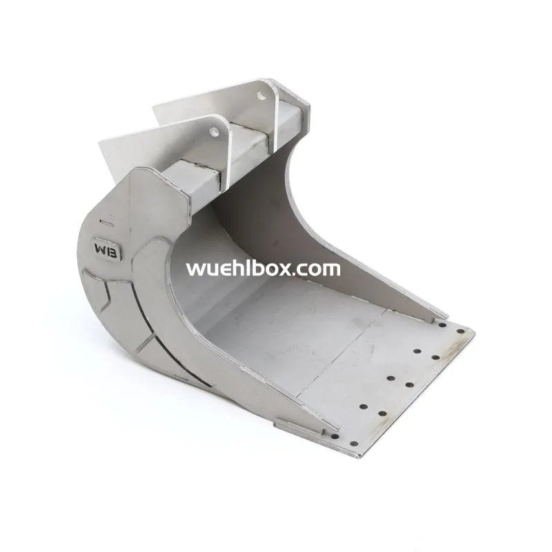 Block Bucket metal 5 tooth, with universal mount