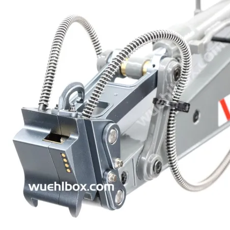 Interface contact to electric quick quick hitch