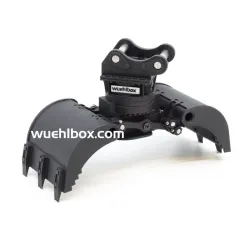 Sortiergreifer mit Electric Quick, endlos drehbar, Volvo EC160E