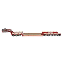 Hydraulischer 8-Achs Tiefbettauflieger mit Pendelachse 1:14