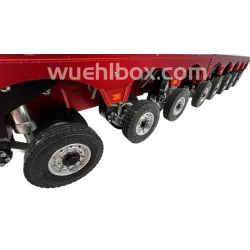 Hydraulic 8-axle low bed trailer with swing axle 1:14