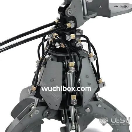 RC Bagger Lesu Hydraulischer Greifer 1:14