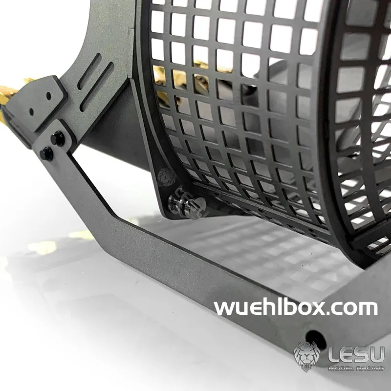 RC Excavator Lesu Hydraulic rotary screening bucket 1:14