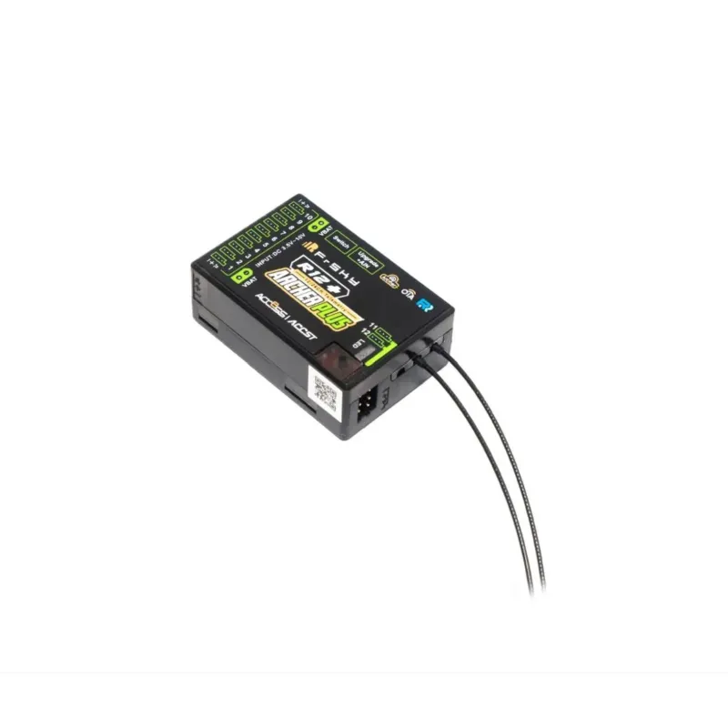 FrSky ARCHER PLUS R12+, 12 configurable channel ports*, each channel port can be assigned as PWM, SBUS, FBUS, or S.Port.