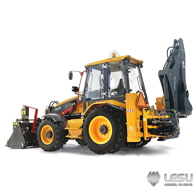 RC Double Busy Backhoe Loader Metal 1/14 Aoue-BL71