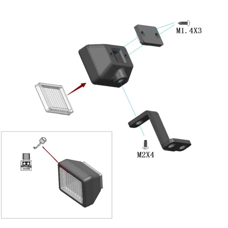 LED Arbeits Scheinwerfer 2 Stück