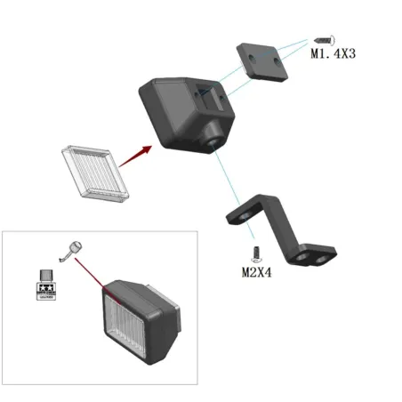 LED Arbeits Scheinwerfer 2 Stück