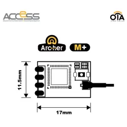 FrSky 2,4 GHz ACCESS Archer M+ Mini-Empfänger
