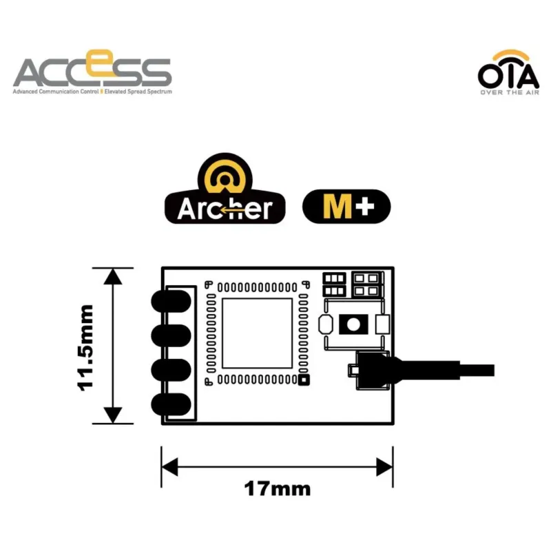 FrSky 2,4 GHz ACCESS Archer M+ Mini-Empfänger