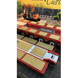 Holzauflagen Set für den 8-Achs Tiefbettauflieger