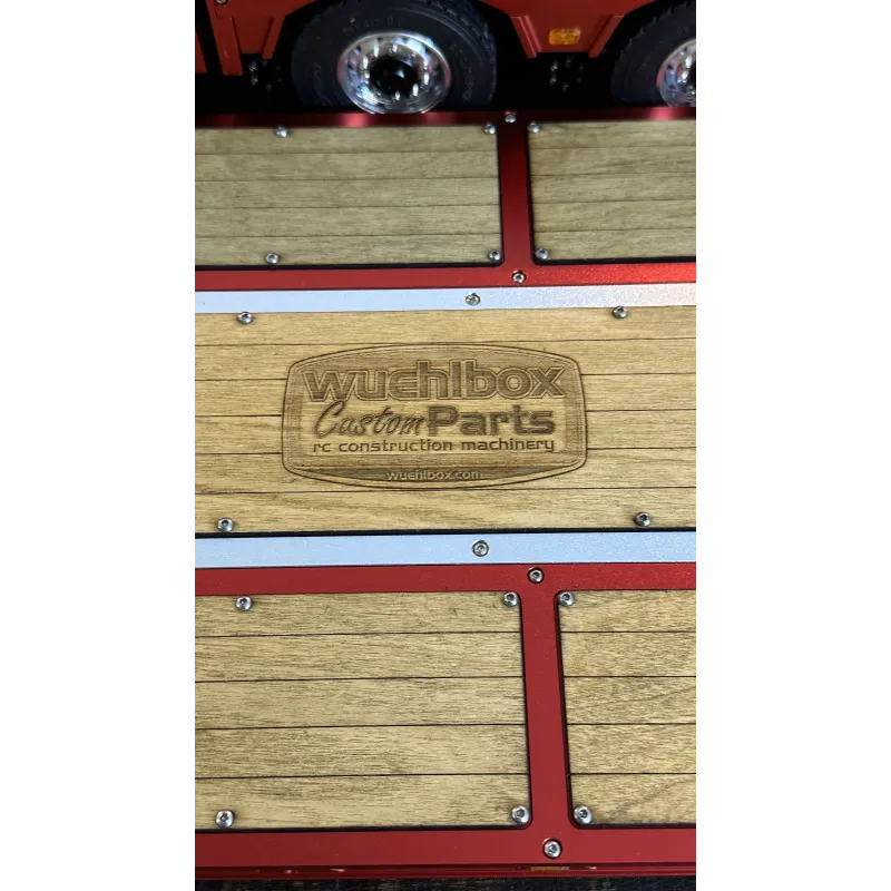 Holzauflagen Set für den 8-Achs Tiefbettauflieger
