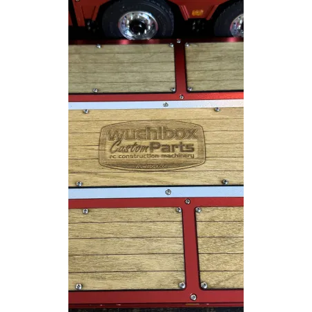 Holzauflagen Set für den 8-Achs Tiefbettauflieger