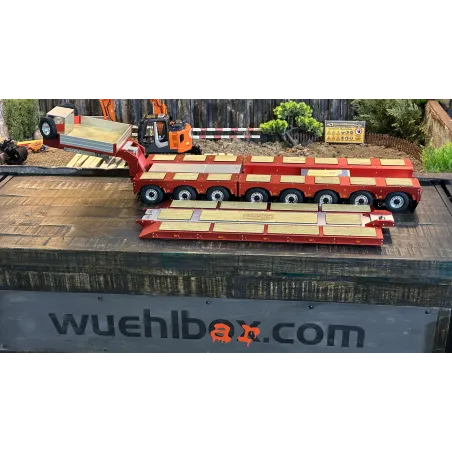 Wood Deck Boards for the 8-axle low bed trailer