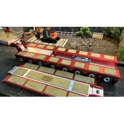 Wood Deck Boards for the 8-axle low bed trailer