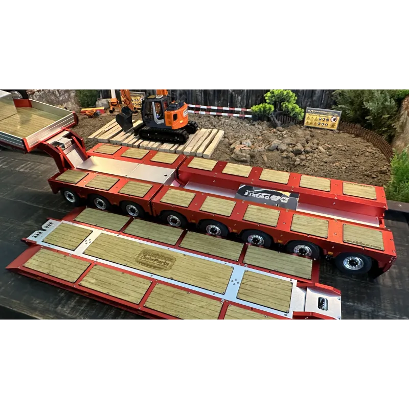 Wood Deck Boards for the 8-axle low bed trailer