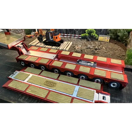 Wood Deck Boards for the 8-axle low bed trailer