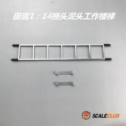 Leaning ladder with bracket 1:14