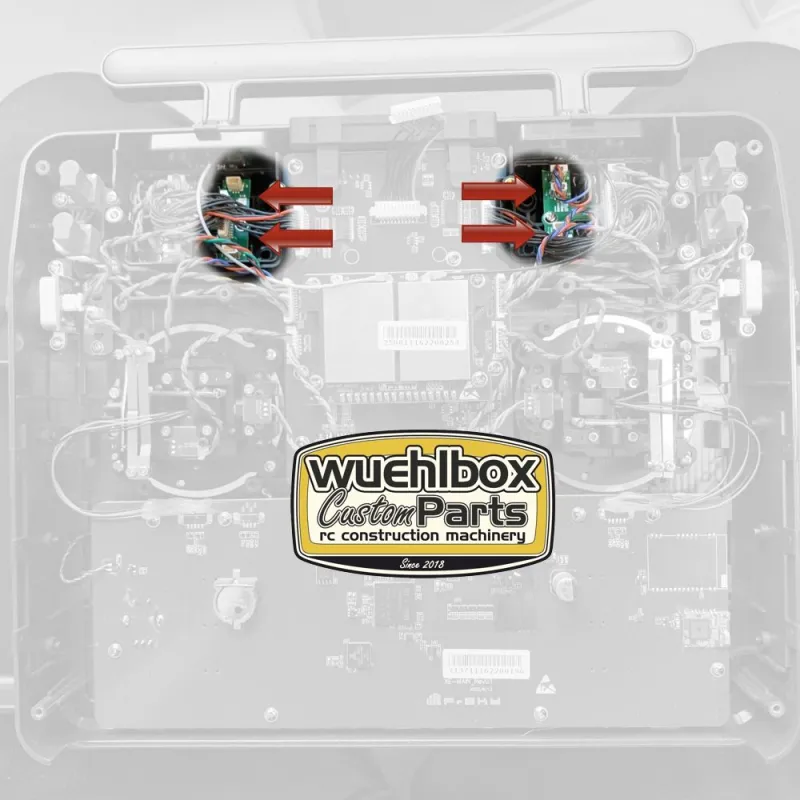 FrSky Kippschalter Ein/Aus tastend mit langem Griff und Verbindungskabel für Tandem XE