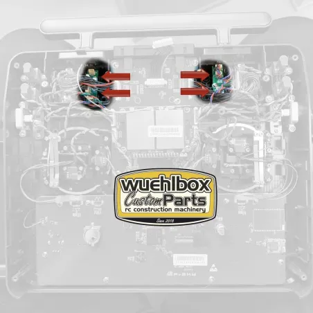 FrSky Kippschalter Ein/Aus tastend mit langem Griff und Verbindungskabel für Tandem XE