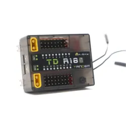 FrSky 2.4G 900M Tandem Dual-Band Receiver TD R18 Receiver with 18CH Ports