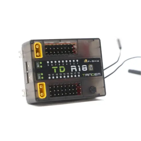 FrSky 2.4G 900M Tandem Dual-Band Receiver TD R18 Receiver with 18CH Ports