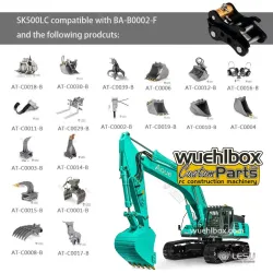RC excavator Lesu SK 500 1/14