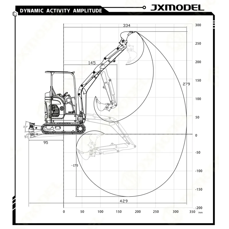 RC Hydraulik Mini Bagger JX E20 V2
