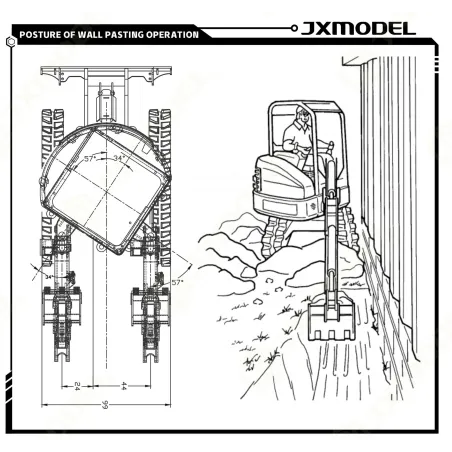 RC Hydraulik Mini Bagger JX E20 V2